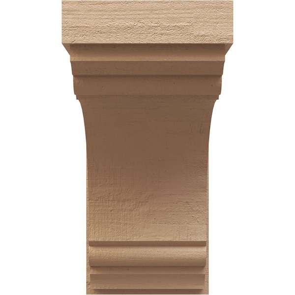 12in. W X 24in. D X 24in. H Series 1 Warren Rough Cedar Woodgrain TimberThane Corbel, Primed Tan